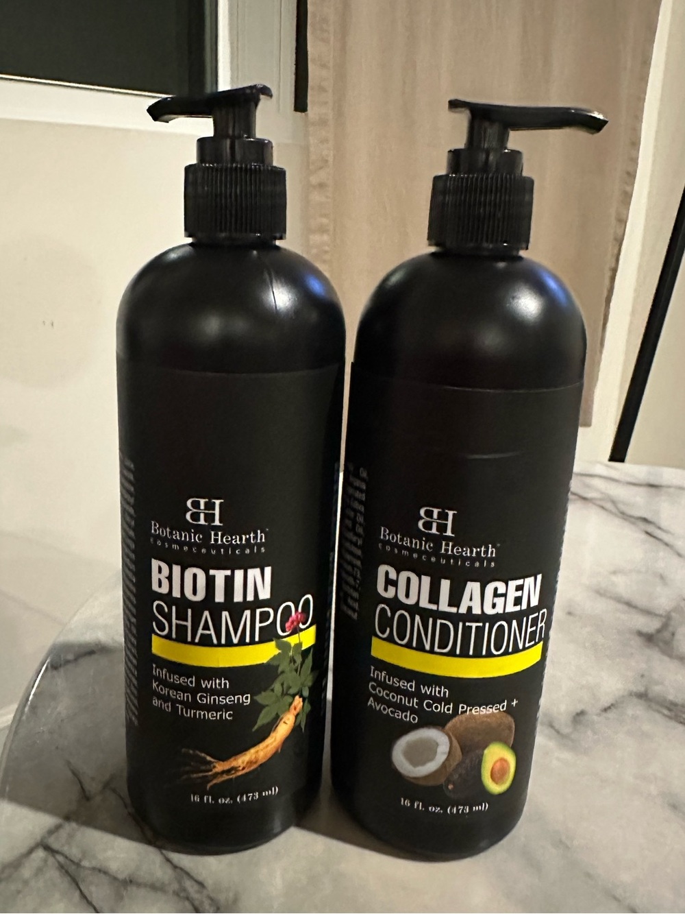 Biotin Shampoo & Collagen Conditioner Set -